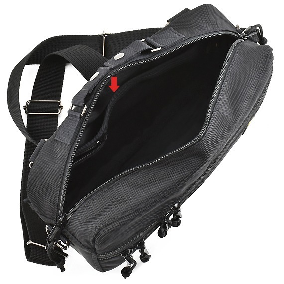 VanNuys E391 Double Zipper Shoulder Bag