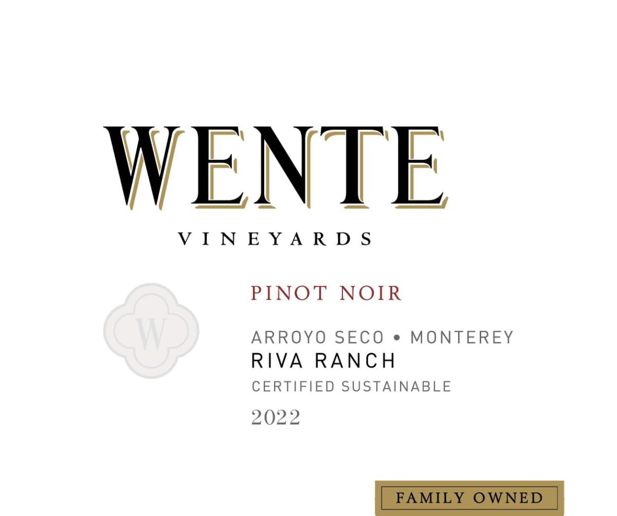 Wente Riva Ranch Pinot Noir 2022 (JS92)