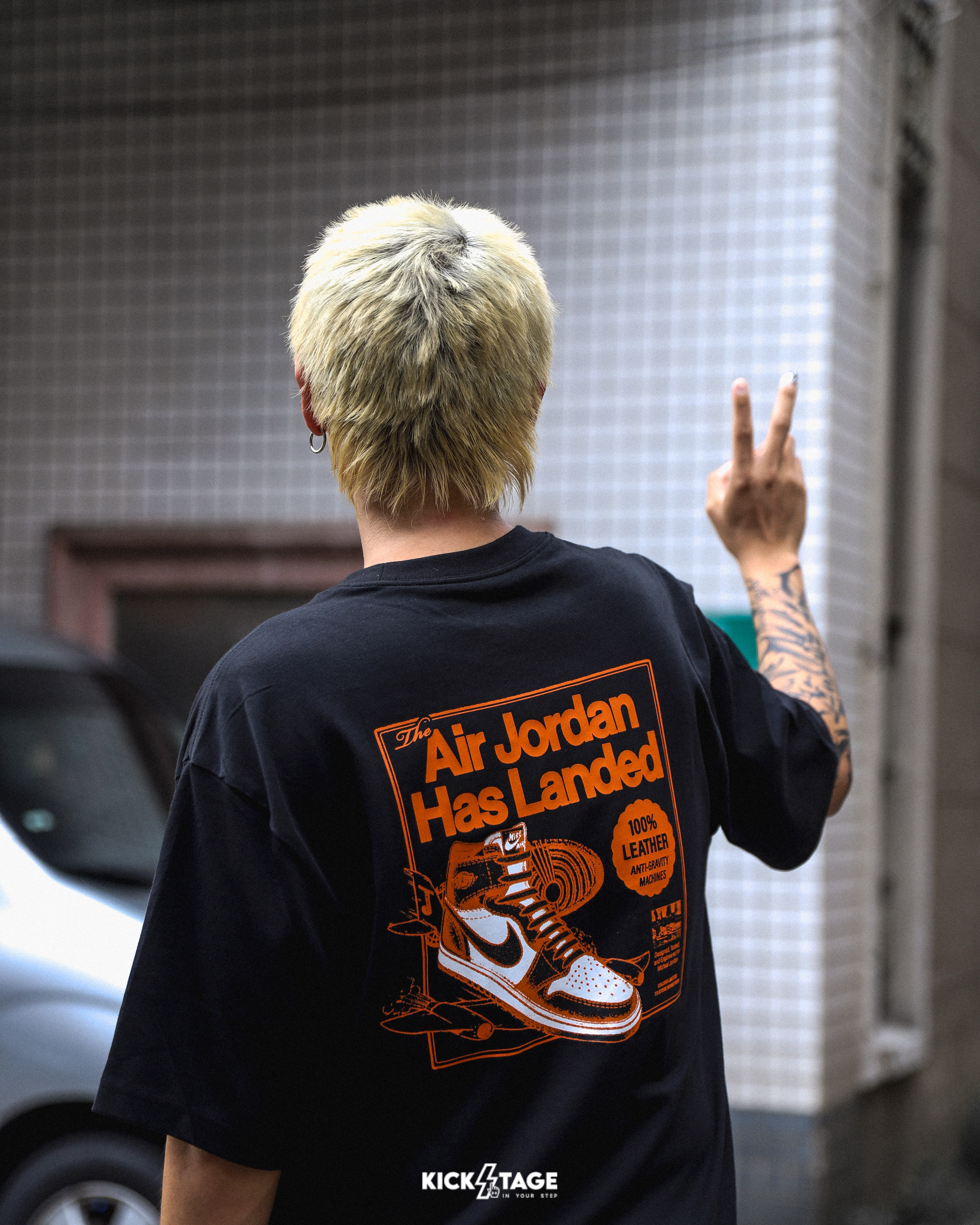 男款 NIKE JORDAN AJ1 TEE 黑 印花 喬丹 純棉 運動 休閒 短T【HQ8973-010】