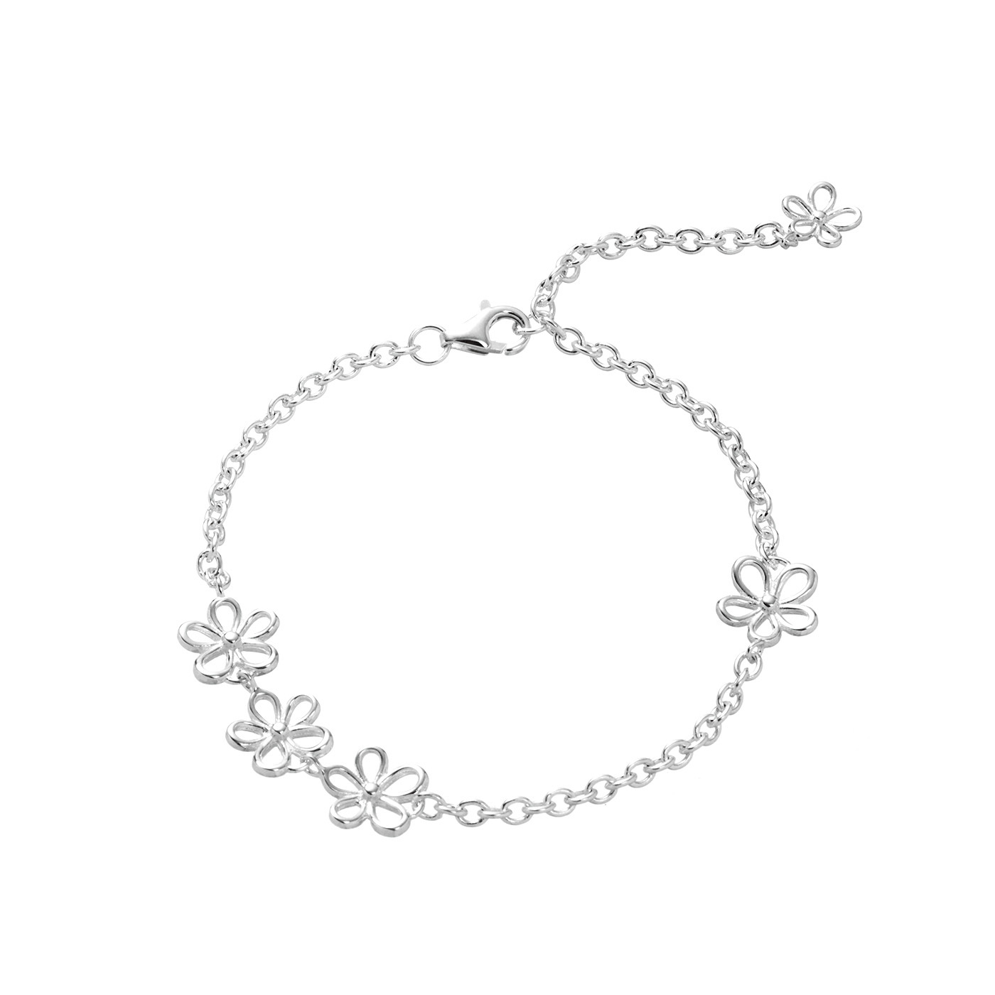 平價飾品,純銀,花,手鍊