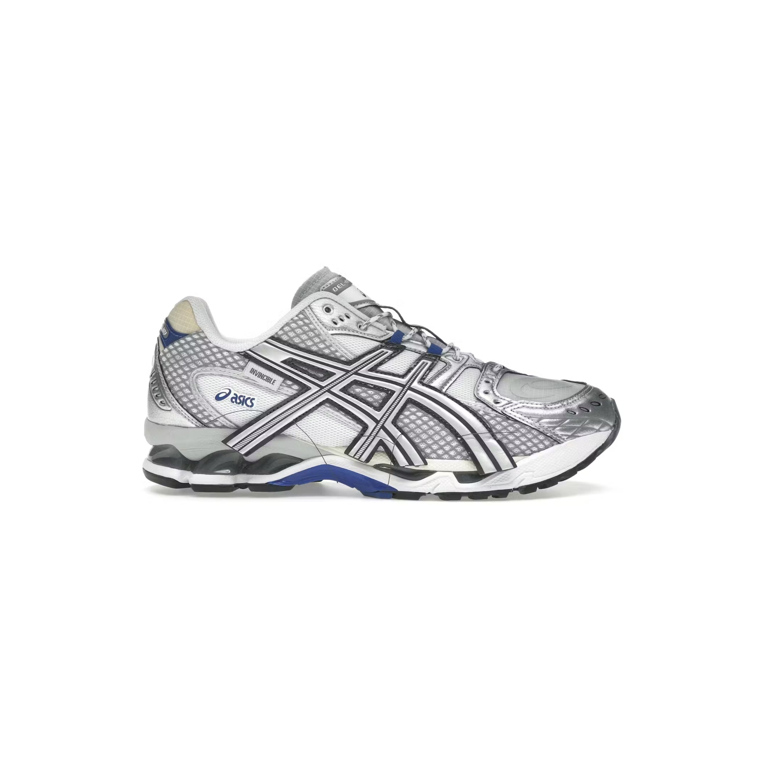 -(A8c)-INVINCIBLE X ASICS GEL-NIMBUS 10.1 "HTTP 404 BLUE" 聯名款 解構LOGO Y2K 藍銀色-1203A814-021