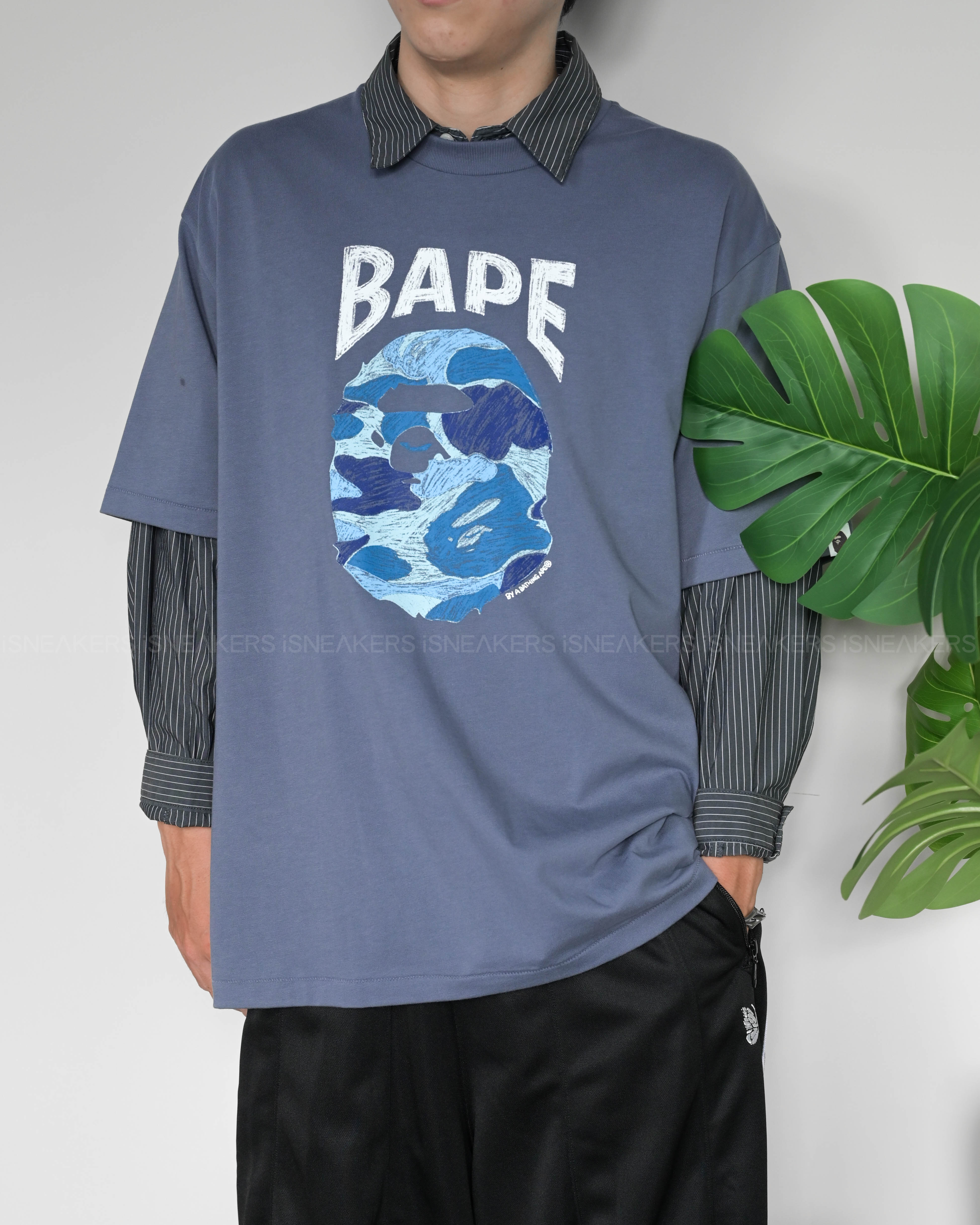 iSNEAKERS｜BAPE Abc Camo Hand Draw Ape Head  Tee 手繪猿人頭