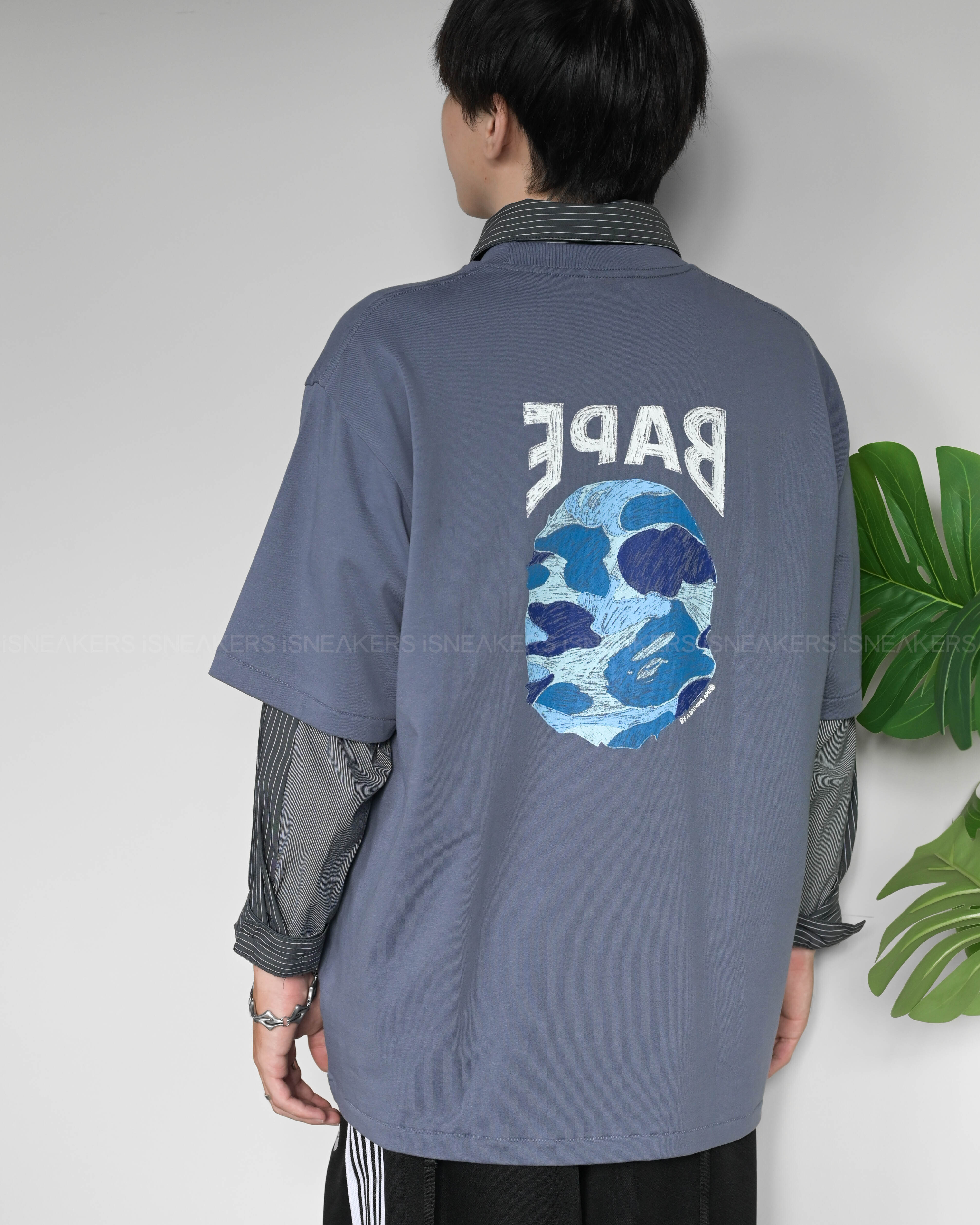 iSNEAKERS｜BAPE Abc Camo Hand Draw Ape Head  Tee 手繪猿人頭