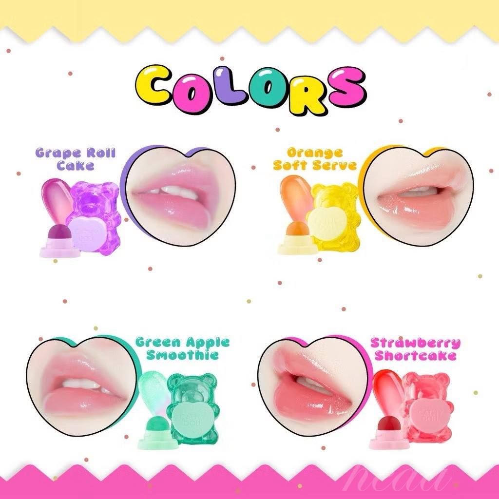 (預購商品 7/25收單) 泰國 Cathy Doll 護唇果凍熊熊 5g