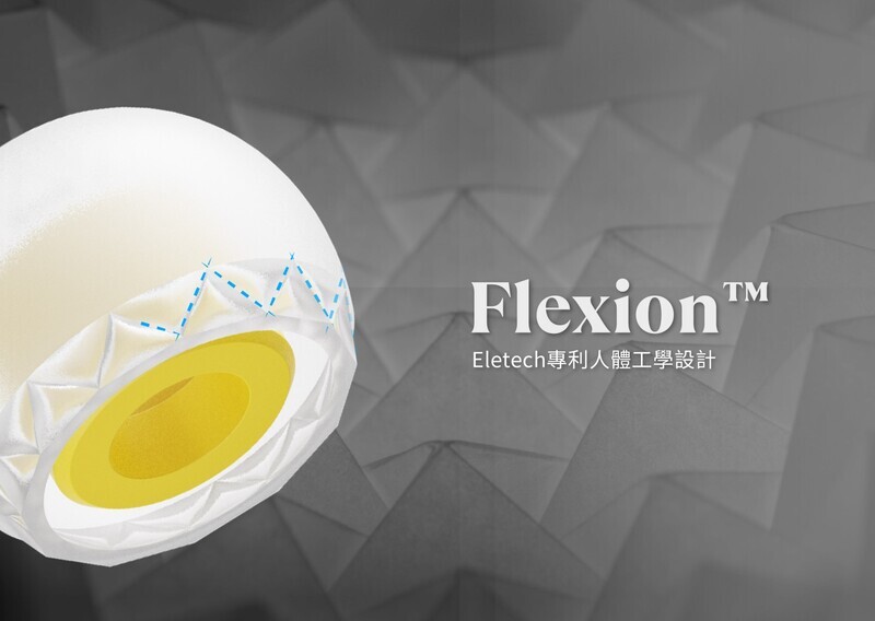 Eletech Baroque Stage 聲學耳膠Flexion™ 專利人體工學設計