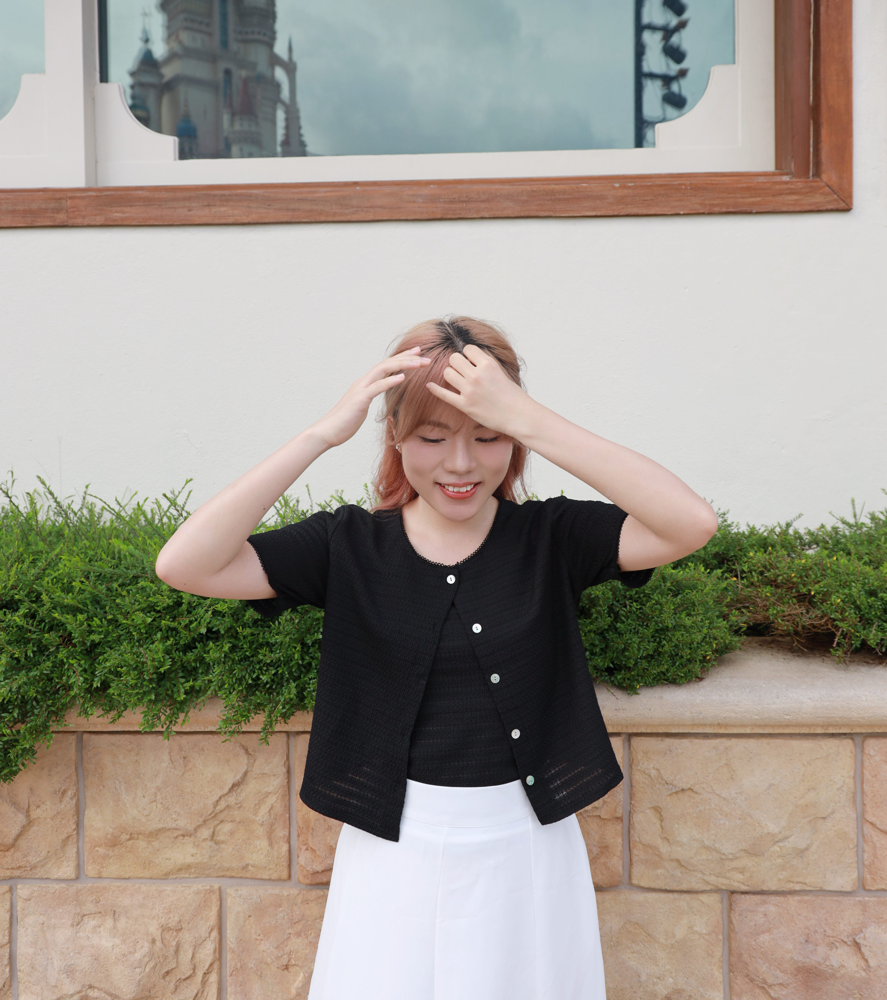 ||TOP579|| 仙氣月瓣外套背心套裝