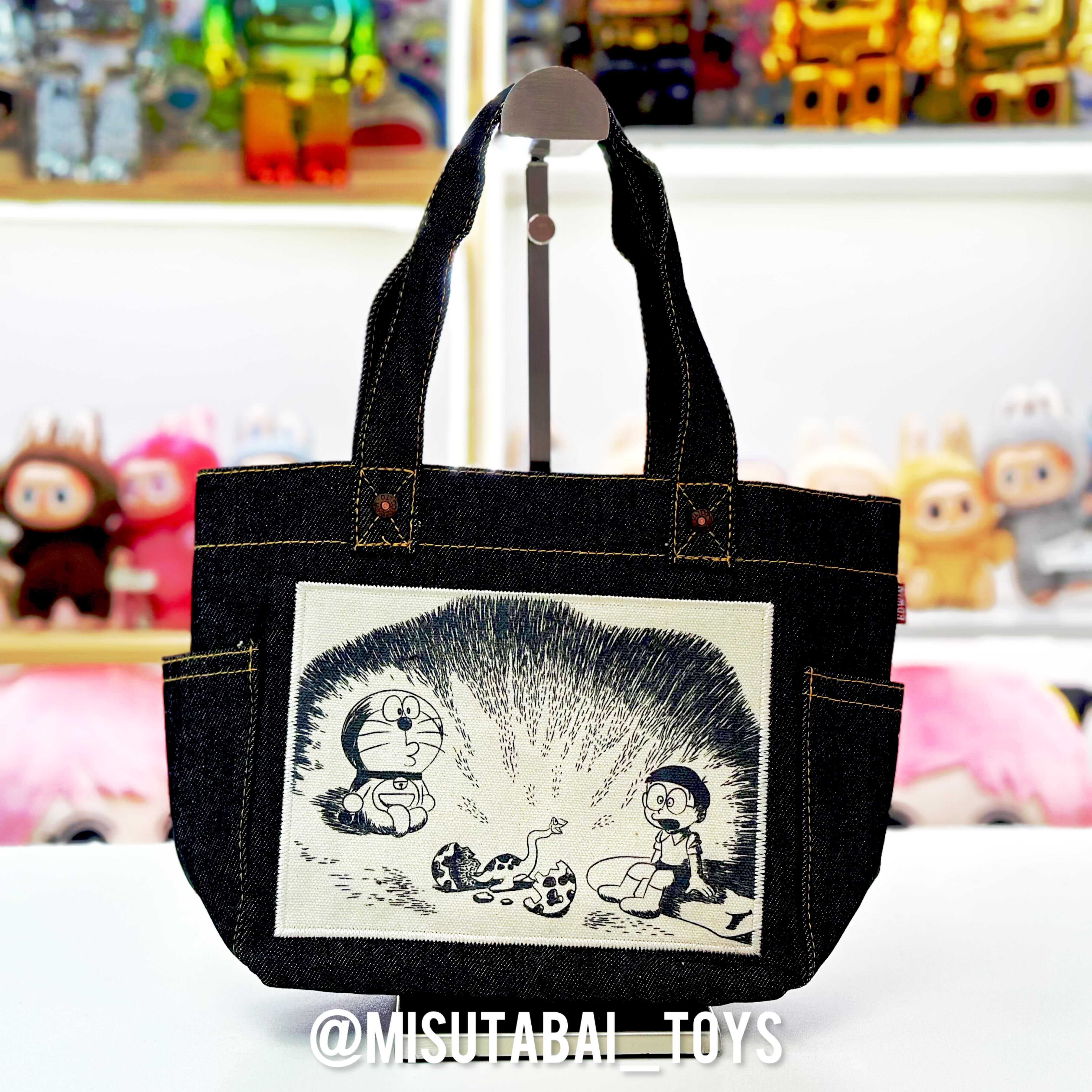 Doraemon EDWIN Denim Mini Tote Bag