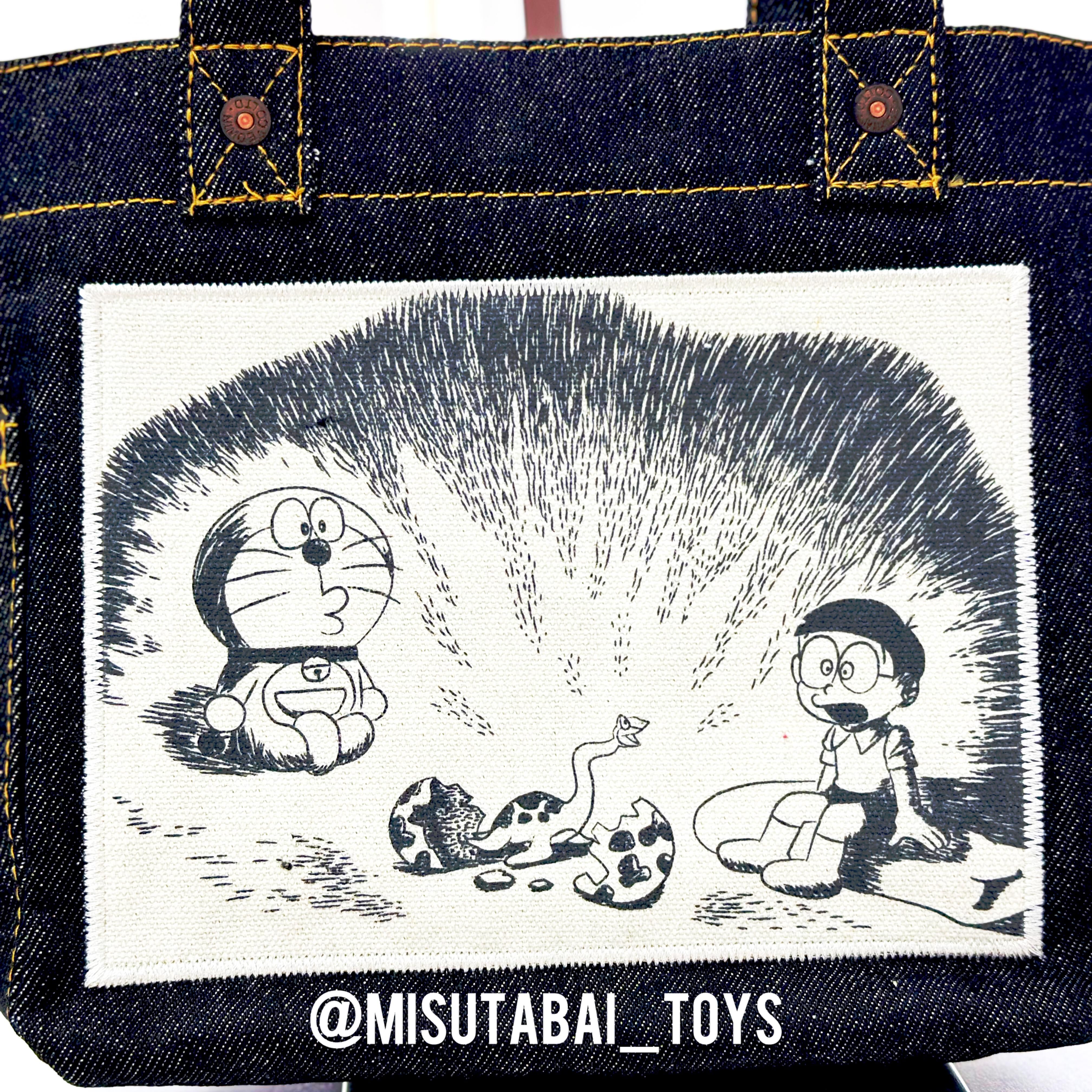 Doraemon EDWIN Denim Mini Tote Bag
