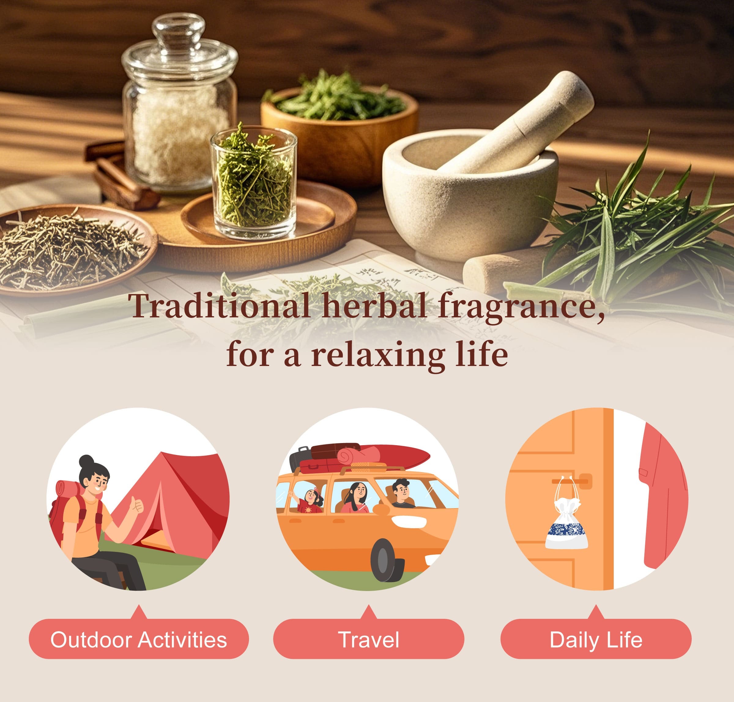 Dengyi Aromatic Herb Sachet Suitable For