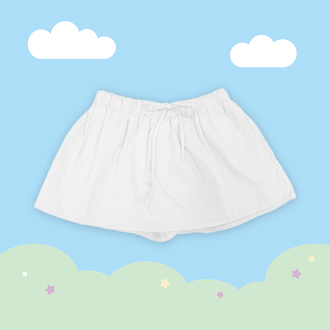 こ♡こ 彈性抽繩短褲裙