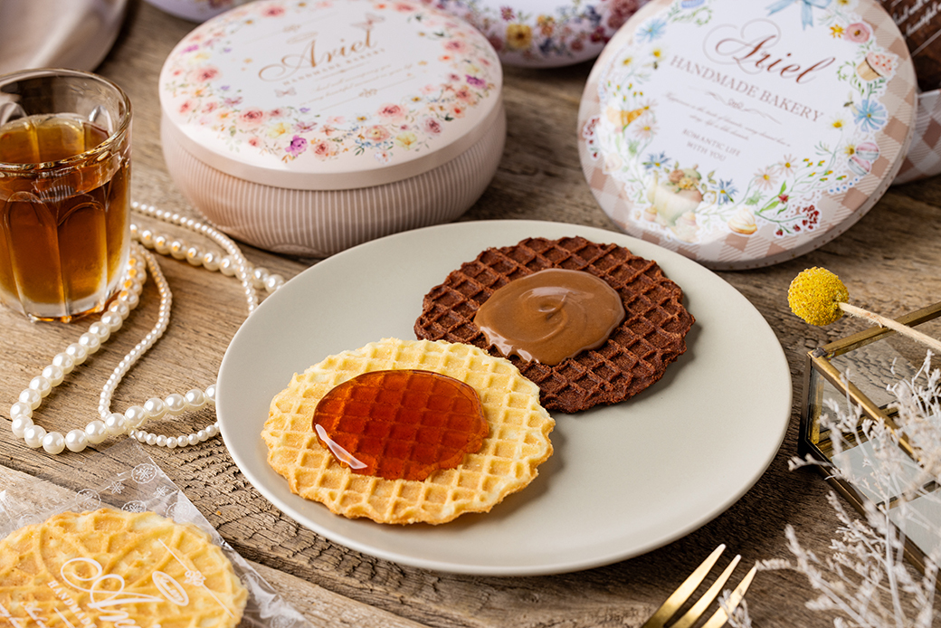 愛莉兒綜合夾心蕾絲餅 四入