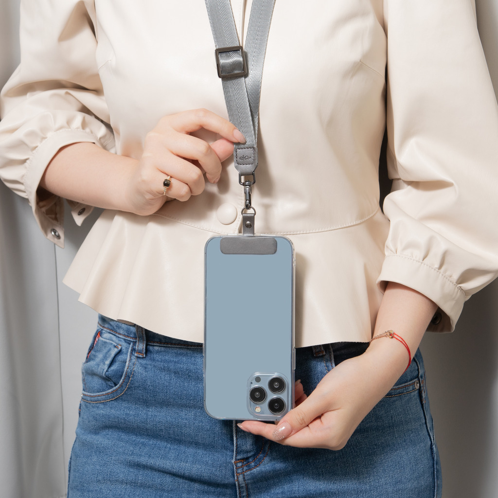 一應俱全組合(手機夾片＋單鉤尼龍背帶+手腕繩)