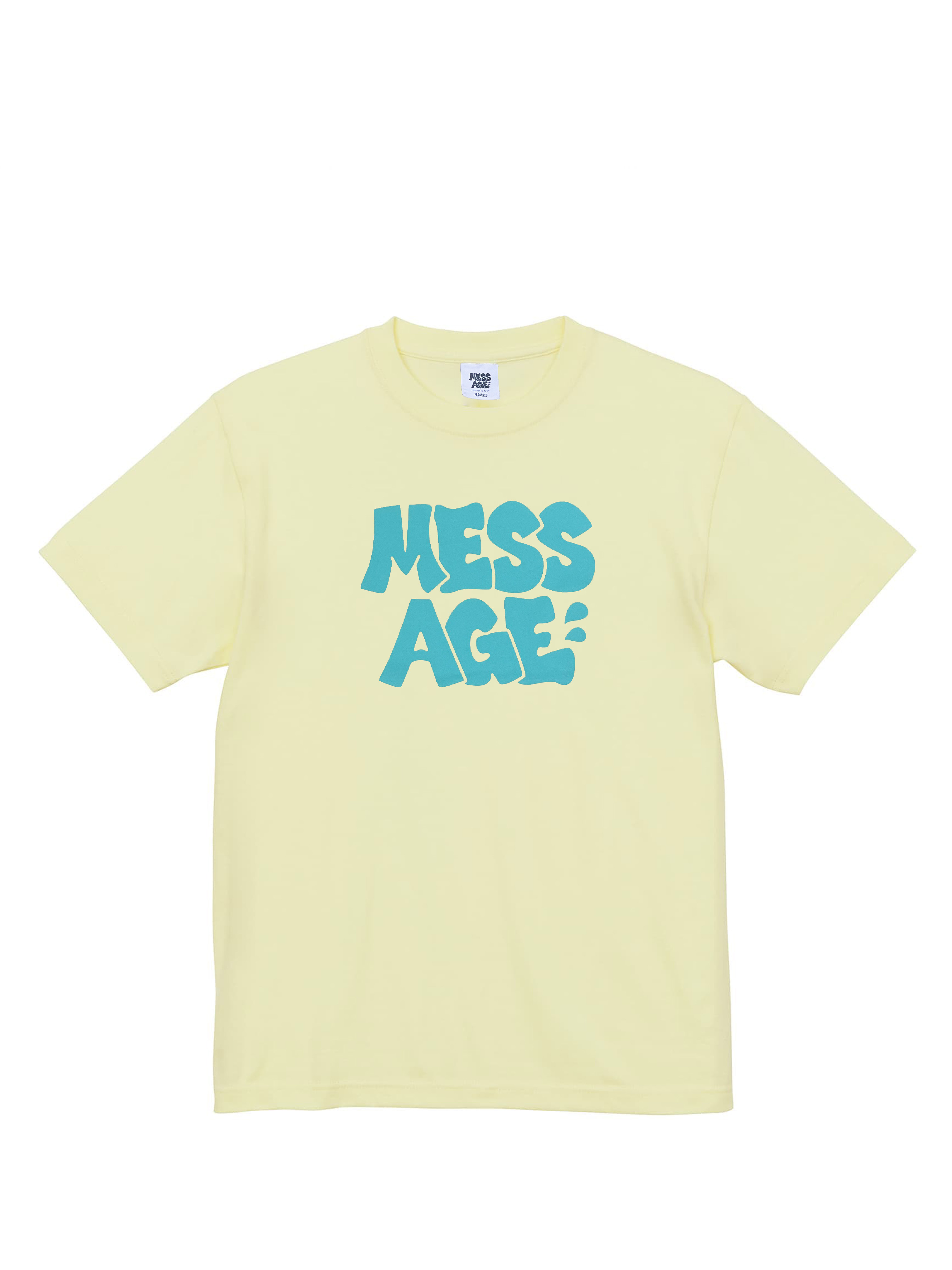 Mess-Age Logo Tee 霜黃 / 寶石綠