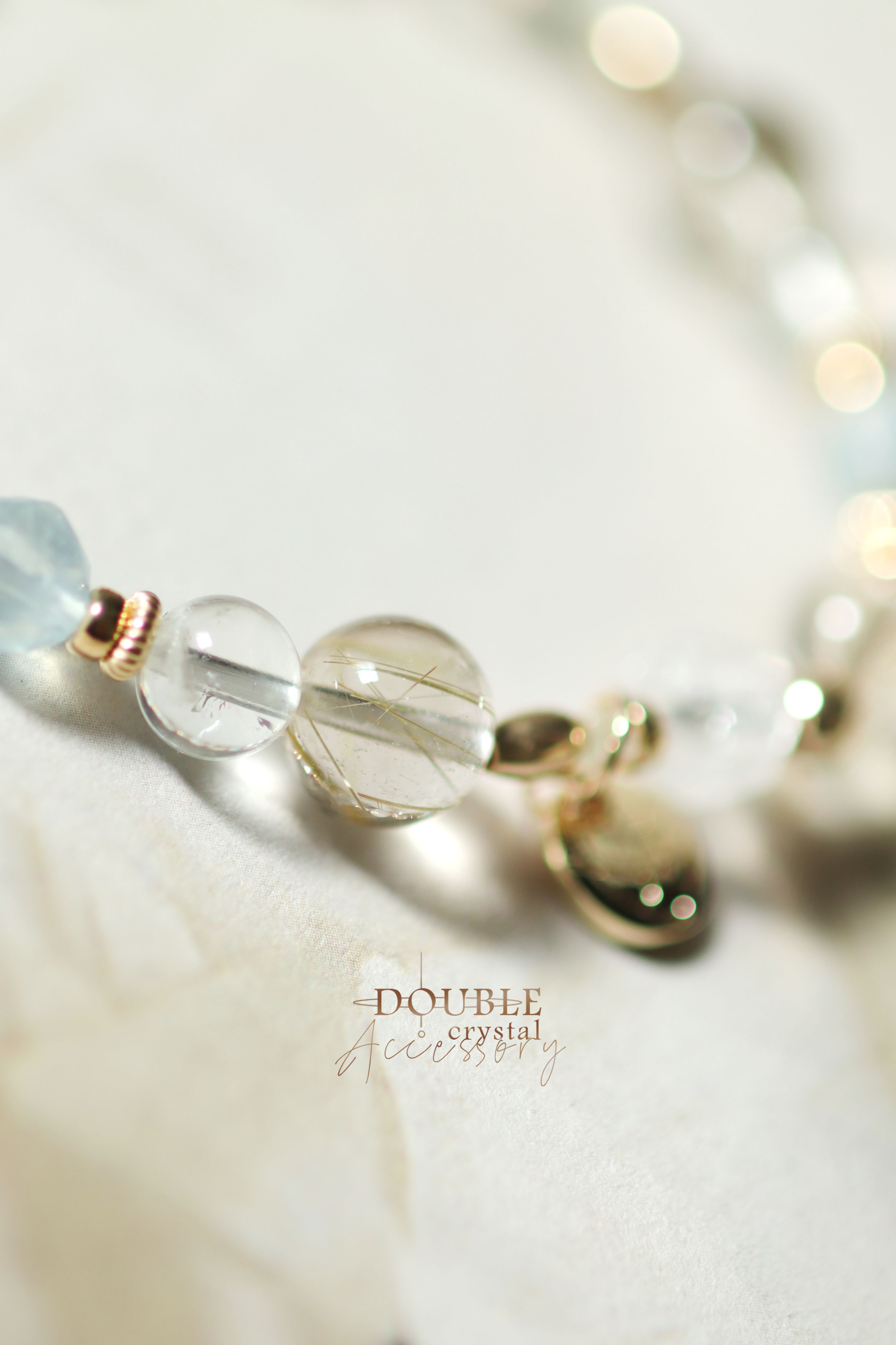 官網限定限量｜靈魂的低語：海藍寶．維納斯金髮晶．白幽靈