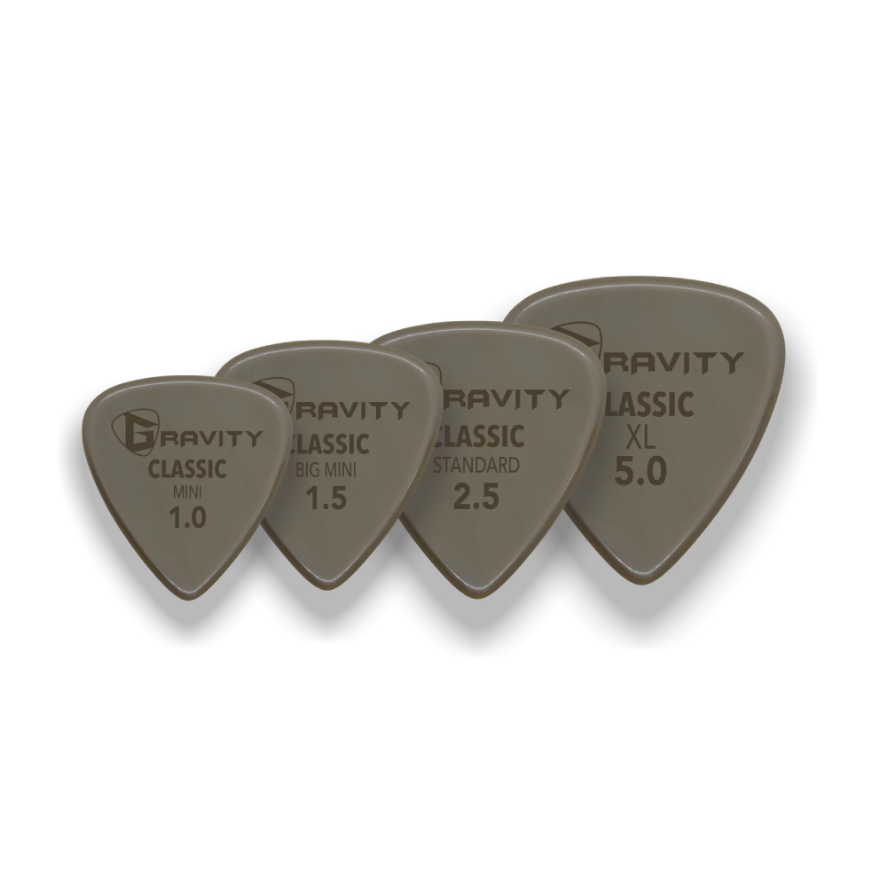 GRAVITY GRAVITY / 壓克力彈片 CLASSIC GOLD (Mini / Bigmini / Standard /XL) — 三峽配件 / 週邊｜YA! 玩音樂