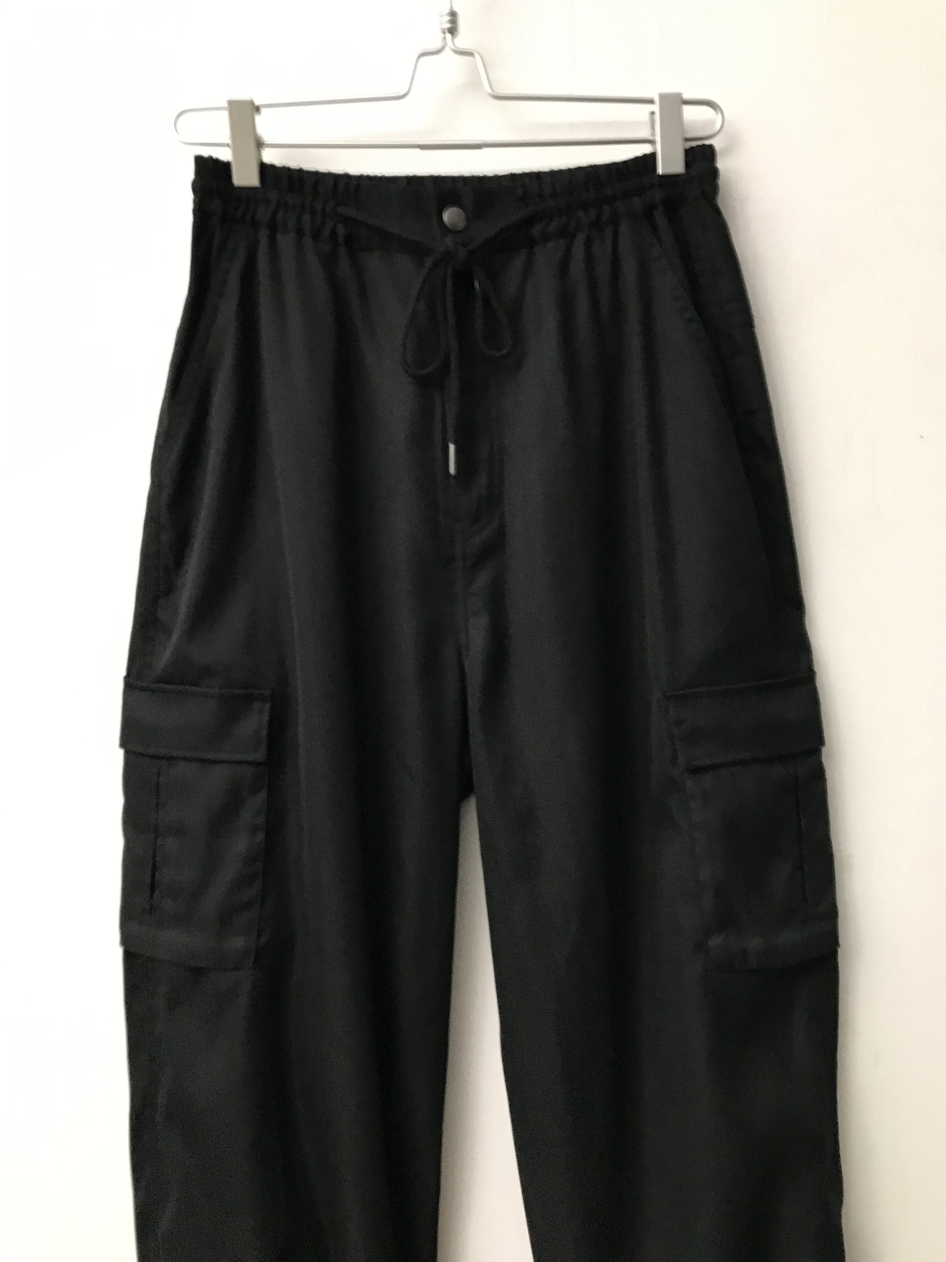 179/WG黑色半橡筋褲