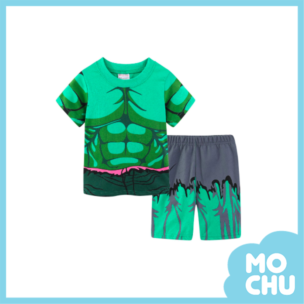 綠肌肉超人短袖套裝