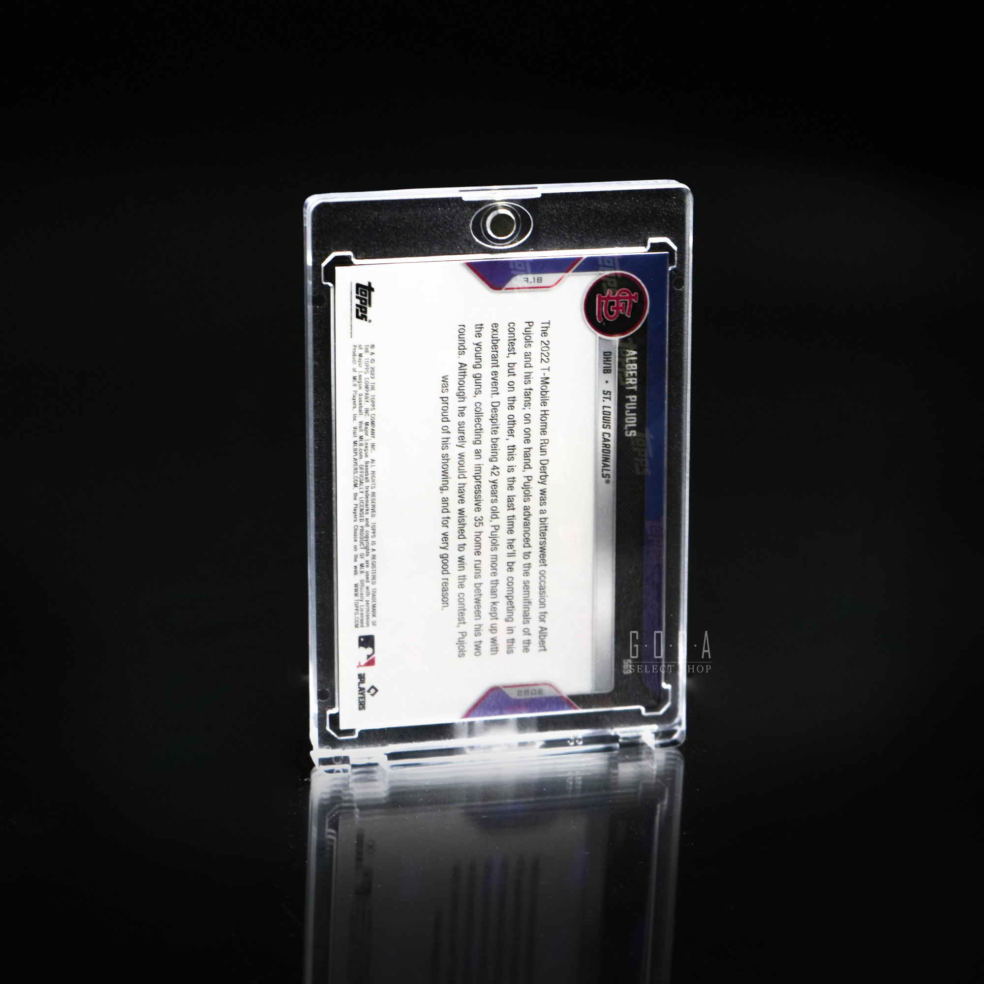 2022 Topps NOW #569 Albert Pujols Cardinals (Last Home Run Derby Semi-Finalist)