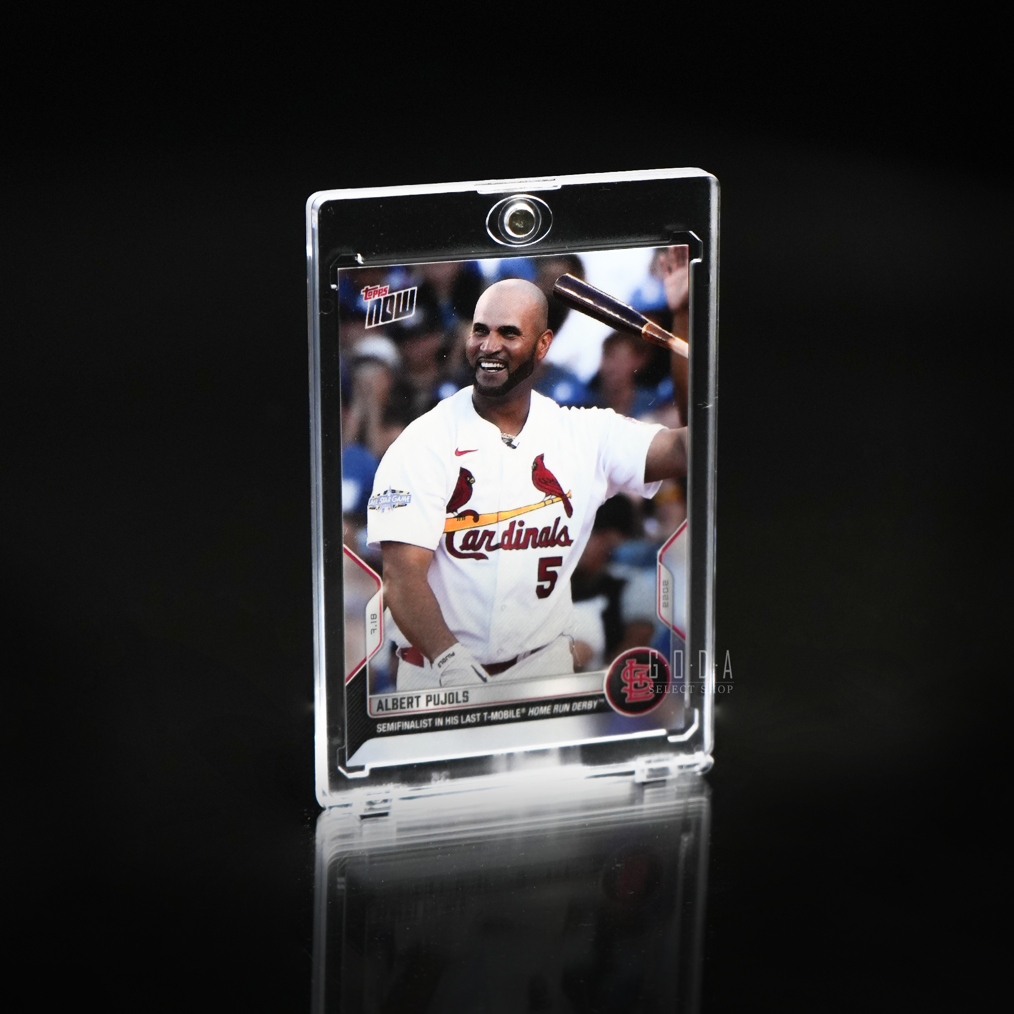 2022 Topps NOW #569 Albert Pujols Cardinals (Last Home Run Derby Semi-Finalist)