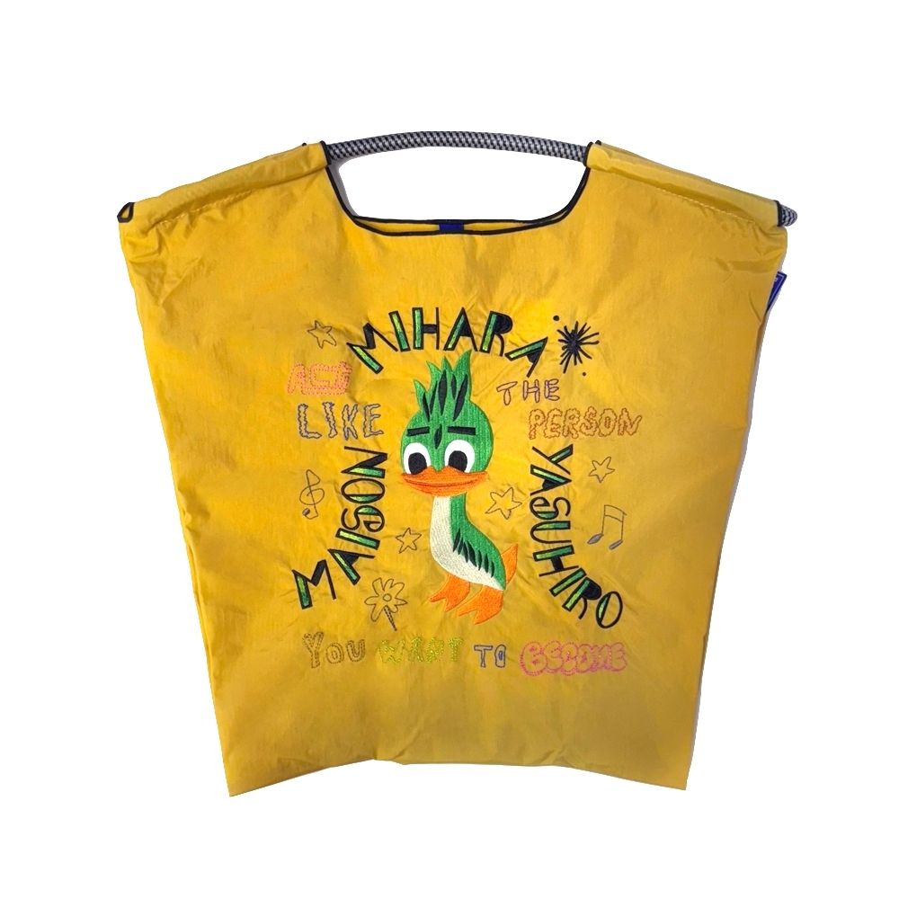 Ball＆Chain 刺繡環保購物袋 M號 - 黃 (30700110)
