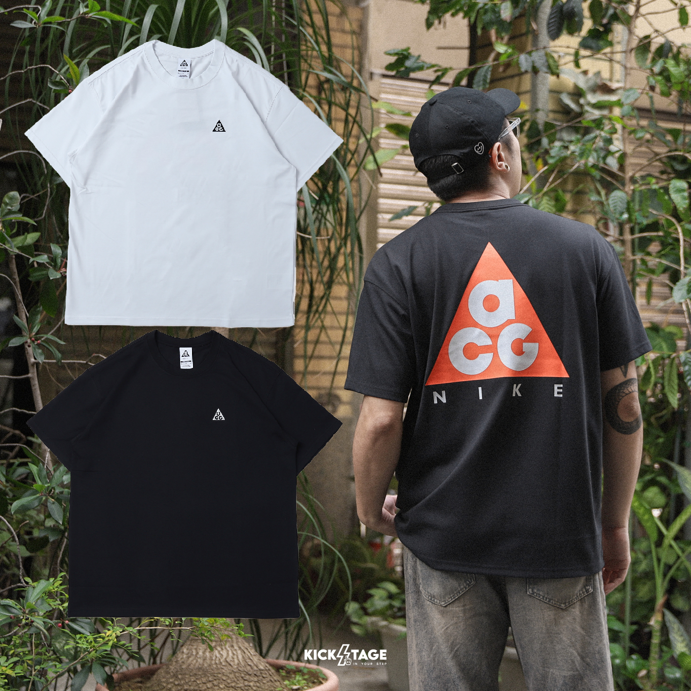 男女款 NIKE ACG Max90 TEE 黑色 白色 刺繡小標 經典LOGO 印花 重磅 短袖 短T【HJ0799】