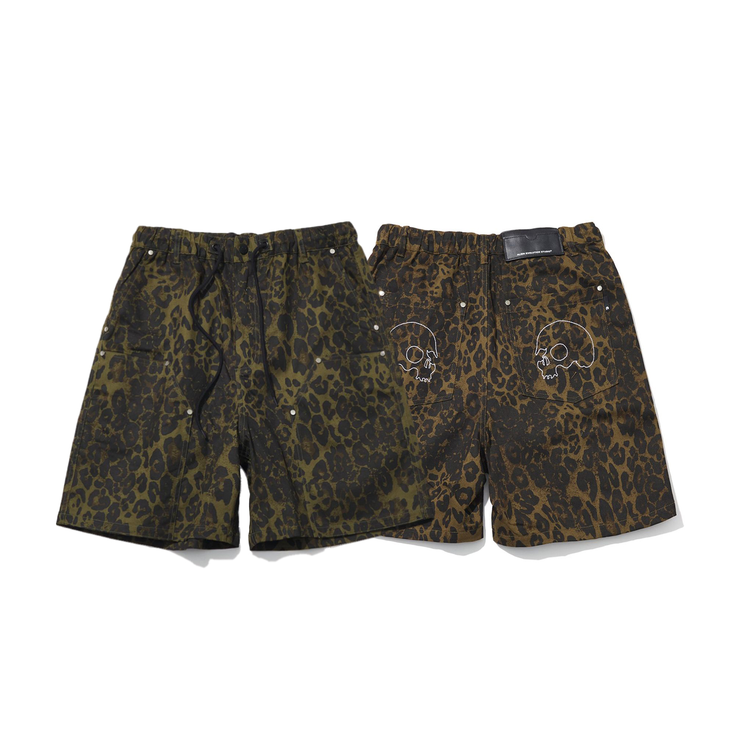 【車庫服飾】AES LEOPARD CAMO TWILL SHORTS