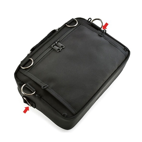 VanNuys E388 Double Zipper Shoulder Bag