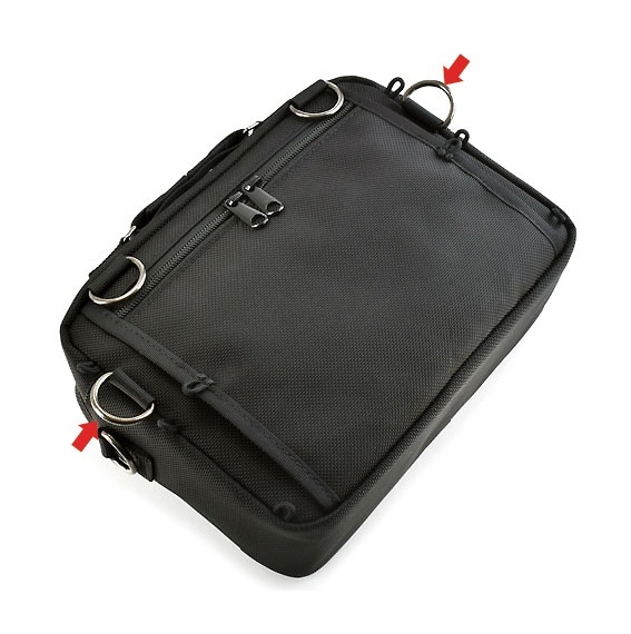 VanNuys E388 Double Zipper Shoulder Bag