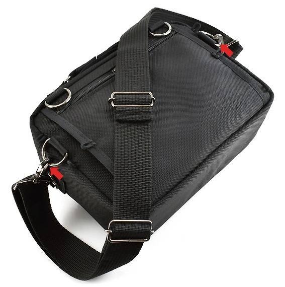 VanNuys E388 Double Zipper Shoulder Bag