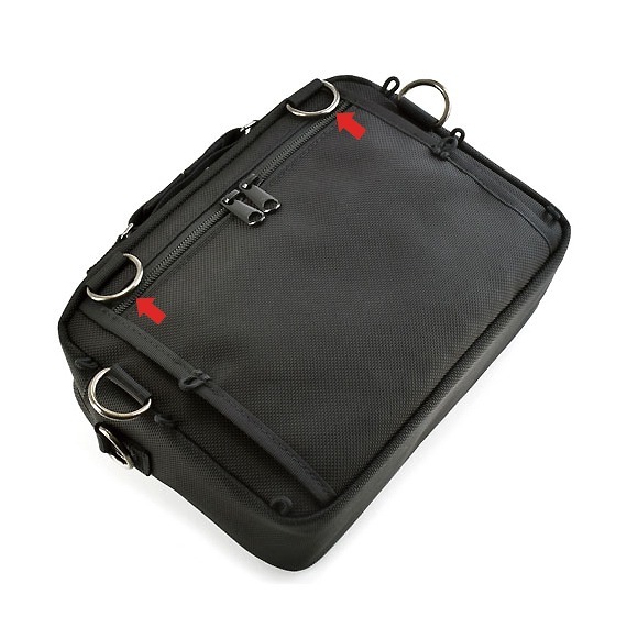 VanNuys E388 Double Zipper Shoulder Bag