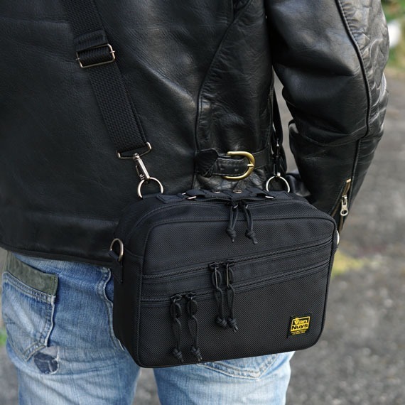 VanNuys E388 Double Zipper Shoulder Bag