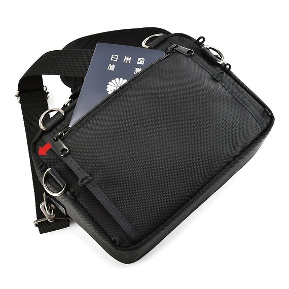 VanNuys E388 Double Zipper Shoulder Bag