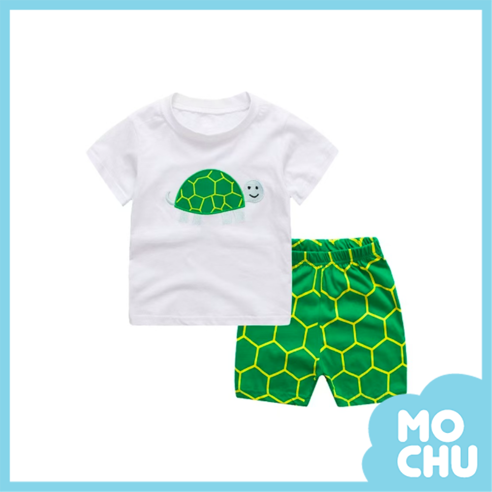 綠烏龜短袖套裝