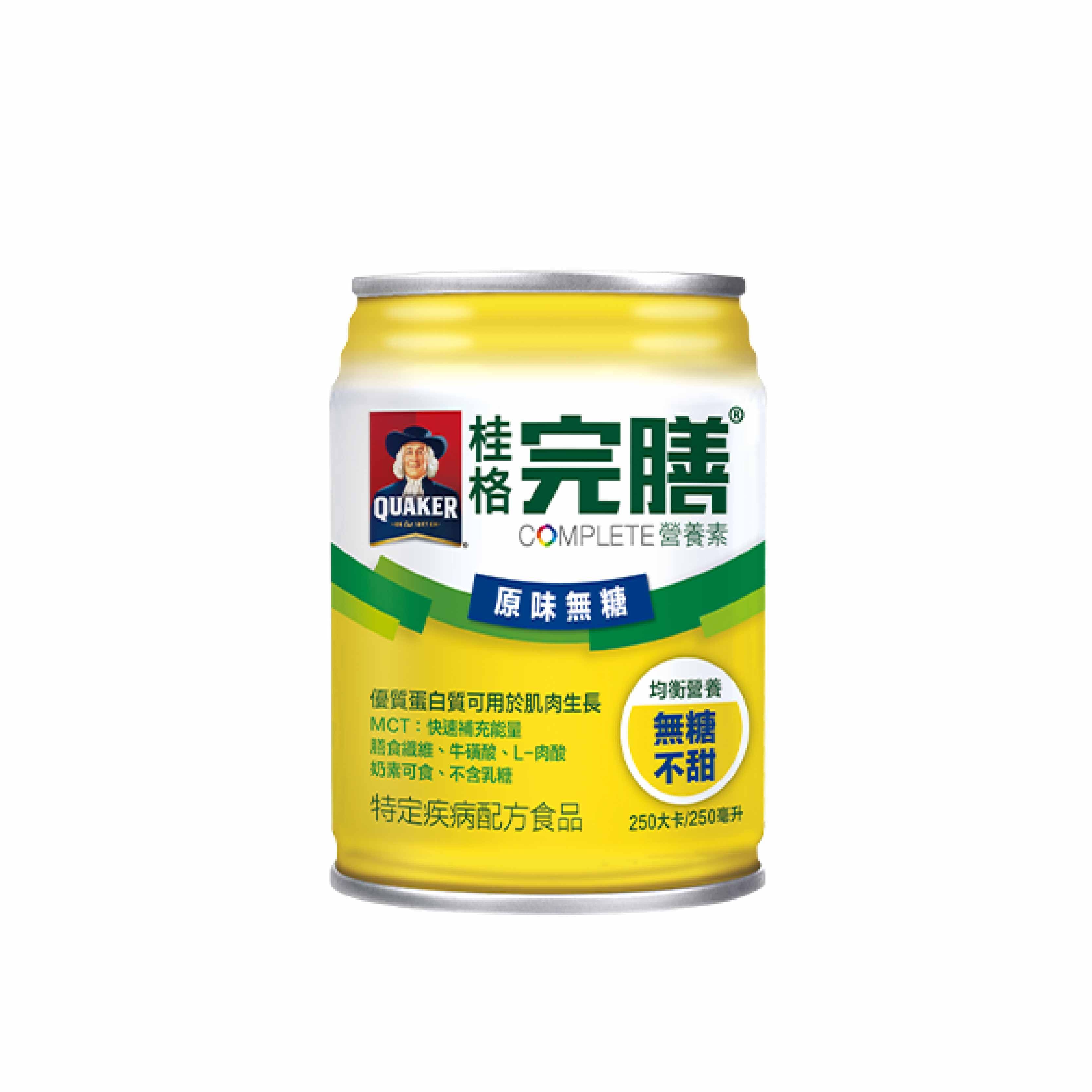 QUAKER桂格完膳營養素 原味無糖(24罐/箱)