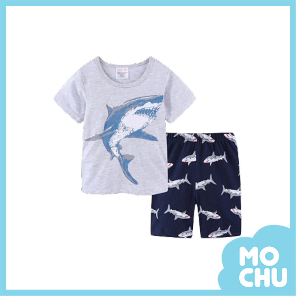 兇狠鯊魚短袖套裝