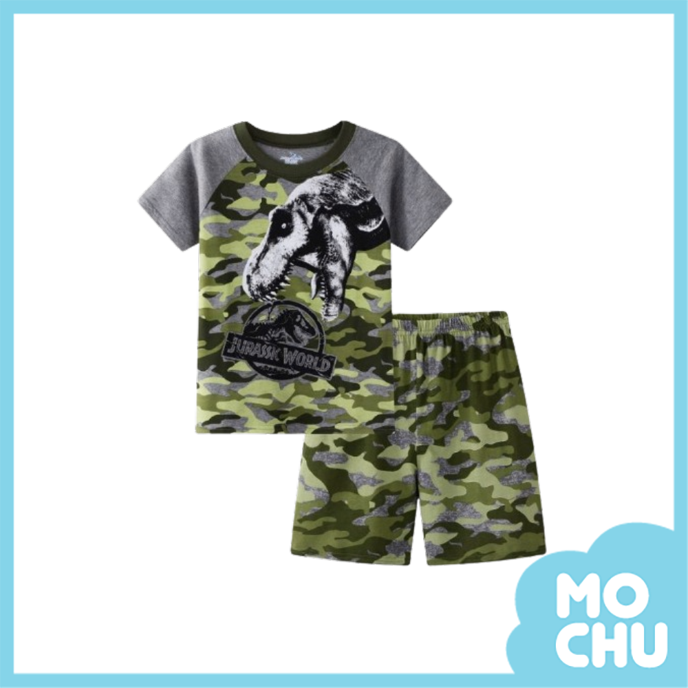 迷彩恐龍短袖套裝