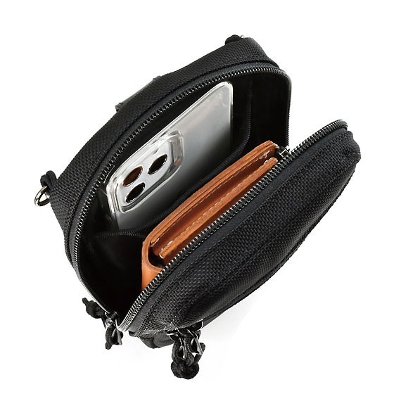 VanNuys E396 Mini Double Zipper Shoulder Bag