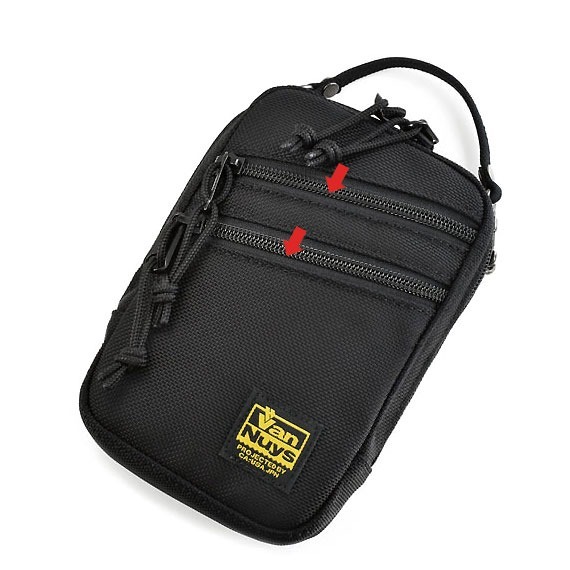 VanNuys E396 Mini Double Zipper Shoulder Bag