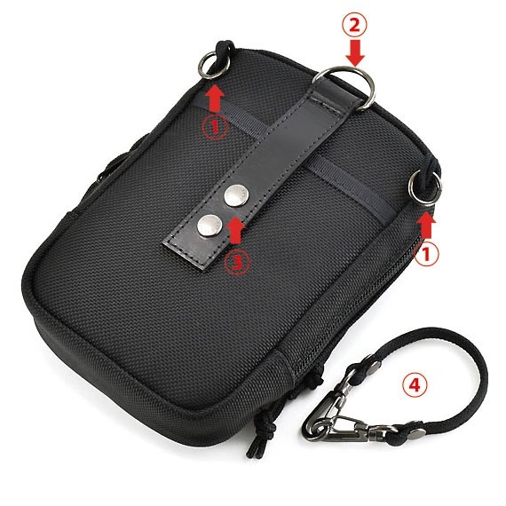 VanNuys E396 Mini Double Zipper Shoulder Bag