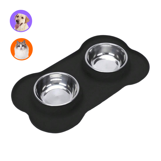 不銹鋼寵物碗(防濺不位移)