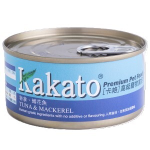 Kakato 貓犬濕糧系列．吞拿魚+鯖花魚170g