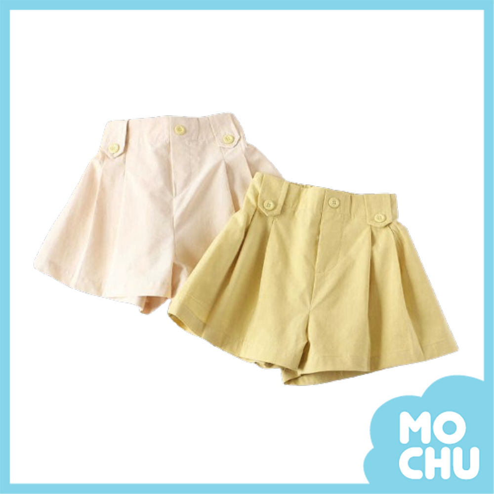 夏日打摺扇型短褲(二色)