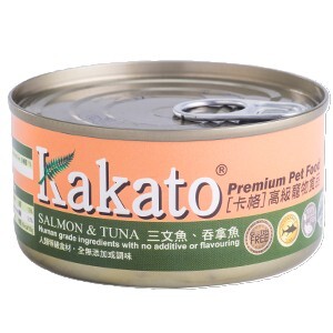 Kakato 貓犬濕糧系列．三文魚+吞拿魚170g