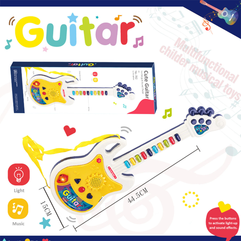 盒裝玩具 燈光音樂吉他 BX1092