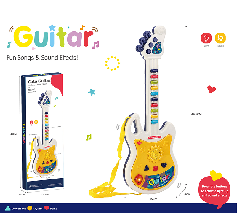 盒裝玩具 燈光音樂吉他 BX1092