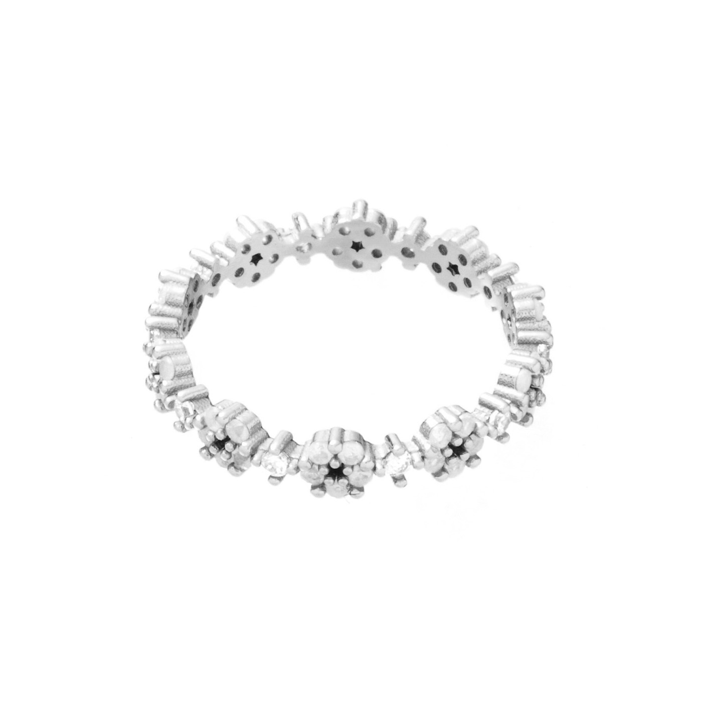 平價飾品,純銀,花,鋯石,戒指