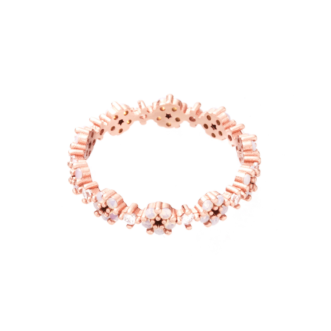 平價飾品,純銀,花,鋯石,戒指