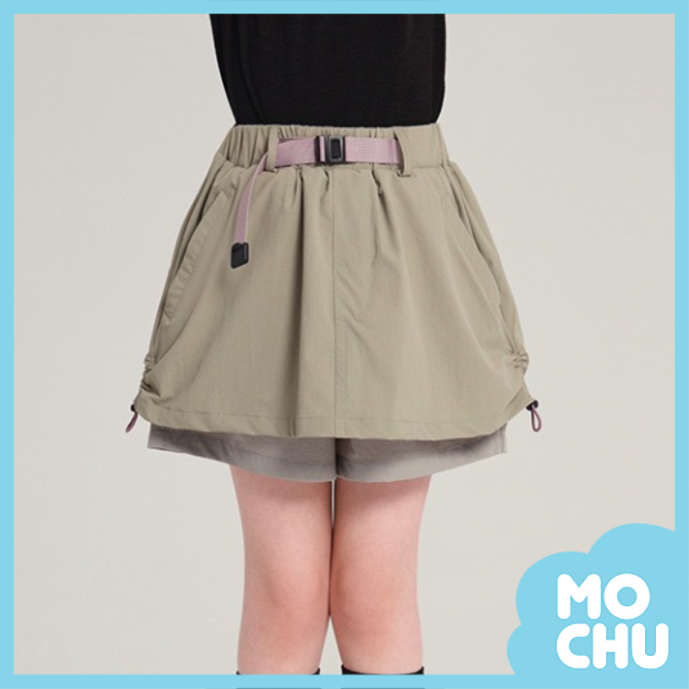 多層次工裝風褲裙