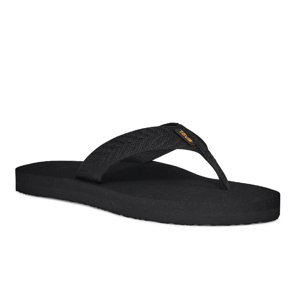 TEVA Women's Mush II 女款 織帶拖鞋 經典夾腳拖鞋 TV4198FBLC 自然黑 [HappyOutdoor]