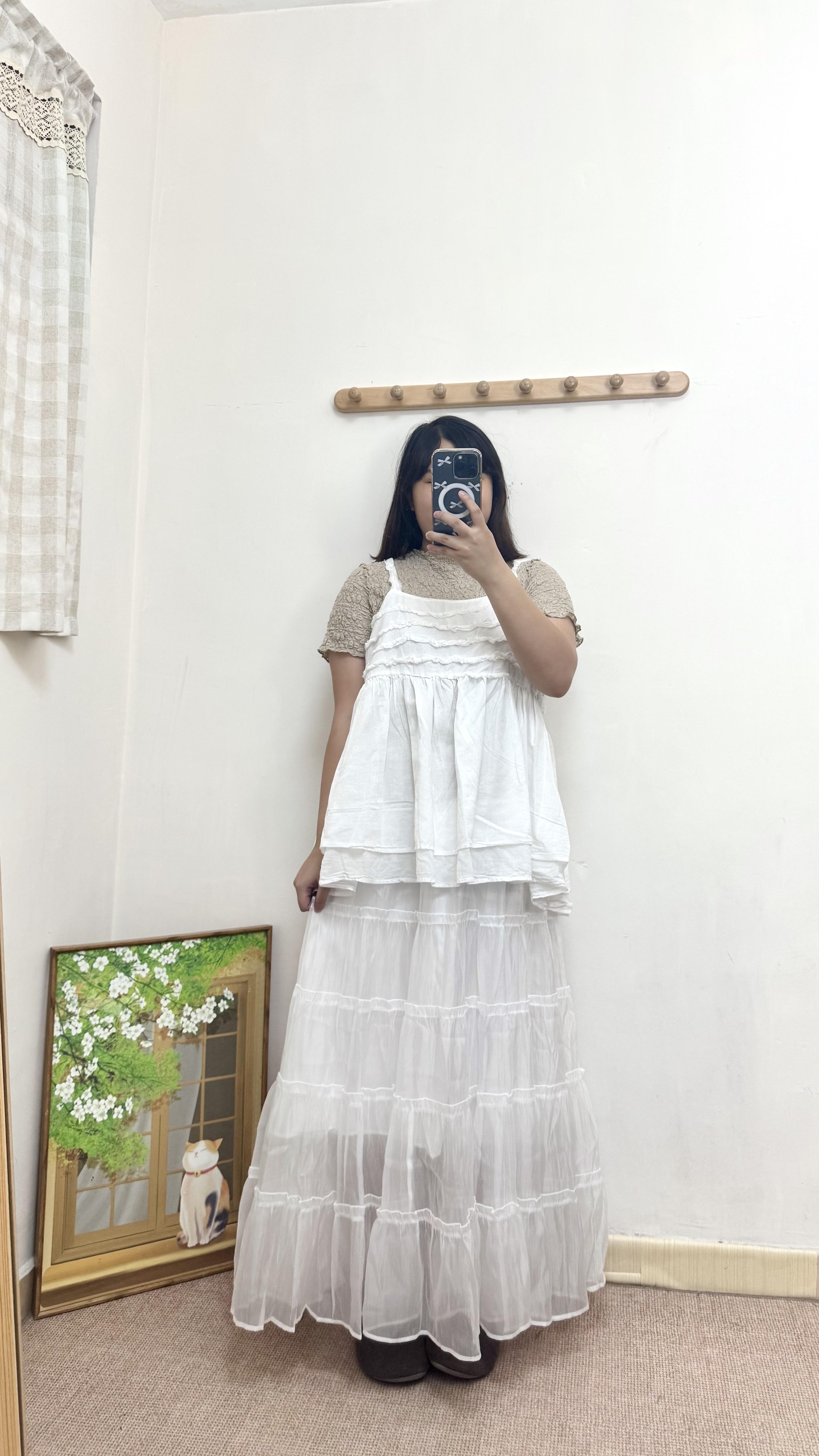 顯瘦！層層蛋糕冰透半身裙